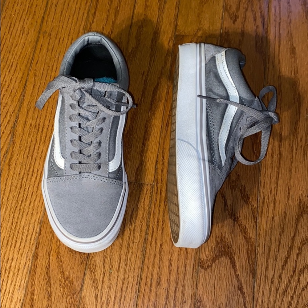 Grey vans great condition